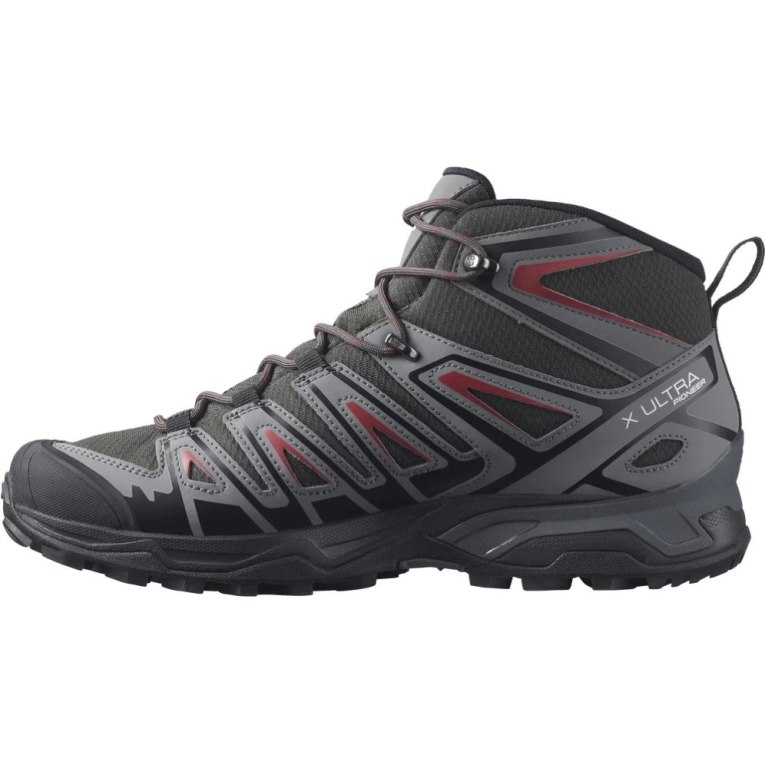 Botas Montaña Salomon X Ultra Pioneer Mid CSWP Hombre Negros | MX NHYI487